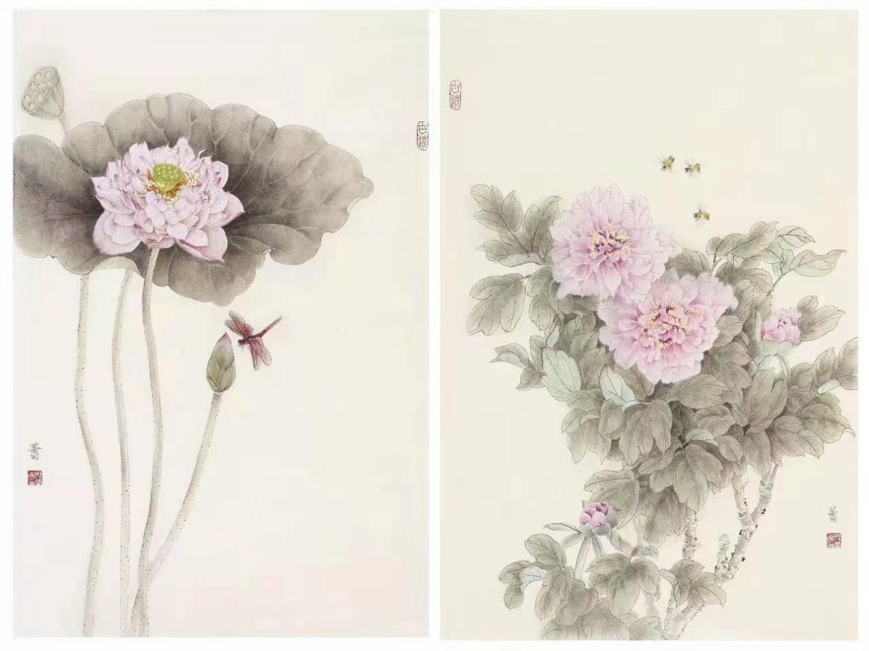 繁花似錦——樊蕾工筆畫作品暨藝術(shù)衍生品展在高淳陶瓷博物館舉行