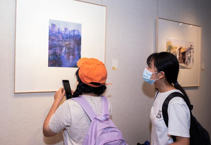 福州市美術館開展迎世遺上下杭·金銀里水彩寫生作品展