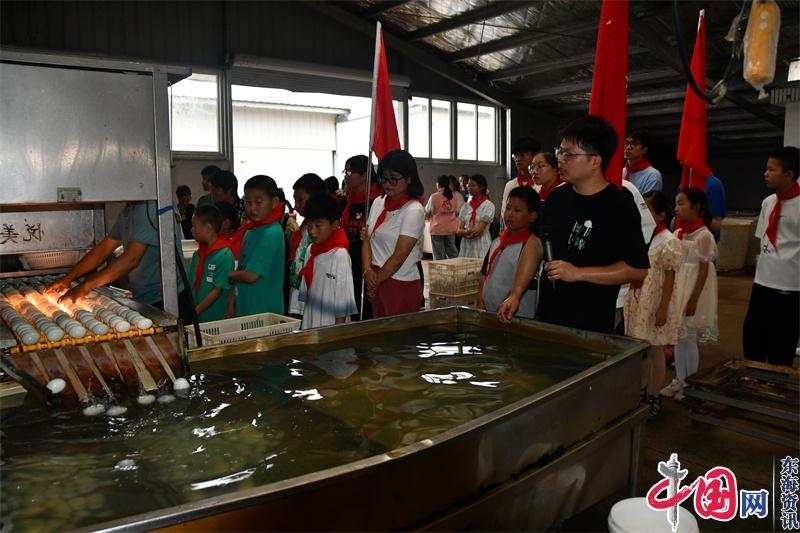 鹽城市鹽都區龍岡鎮暑期校外輔導實踐開啟美食之旅